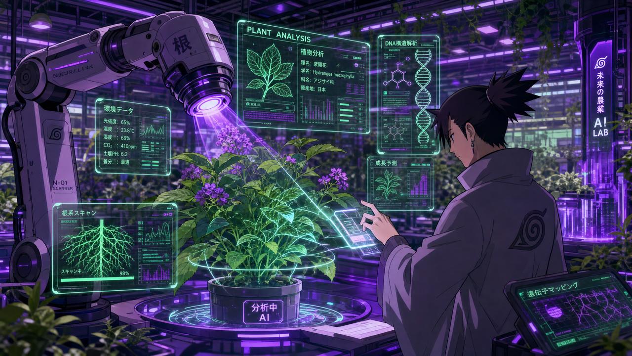 幼女漫画AI识别10000种植物 - 植物视频展示